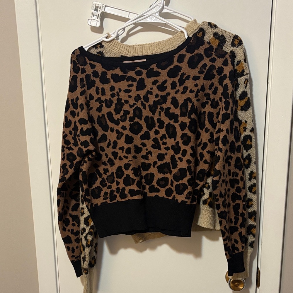 Leopard Print Women's Sweater